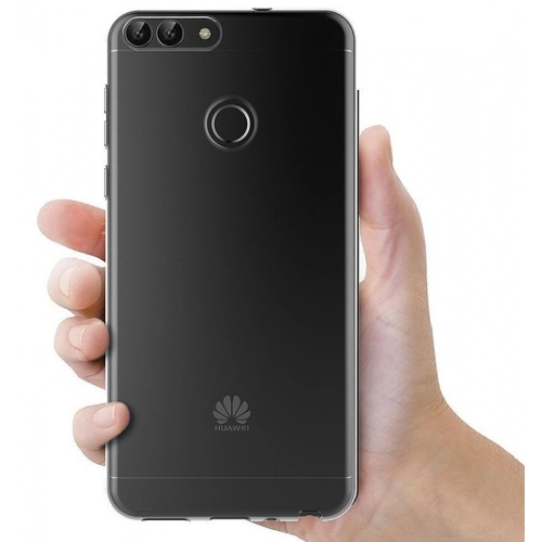 Huawei P Smart Kılıf Ultra İnce Kaliteli Esnek Silikon 0.2mm - Şeffaf