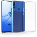 Huawei P Smart Pro 2019 Kılıf Kamera Korumalı Esnek Silikon Kapak - Şeffaf