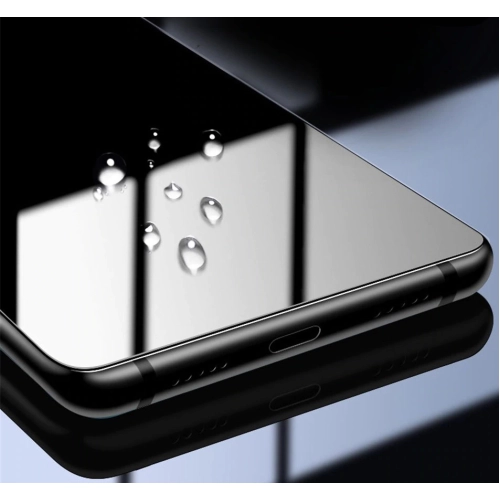 Huawei P20 Ekran Koruyucu Fiber Tam Kaplayan Nano - Siyah