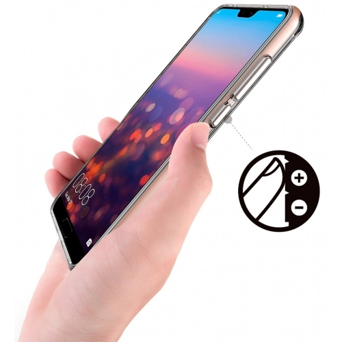 Huawei P20 Lite Kılıf Clear Guard Serisi Gard Kapak - Şeffaf