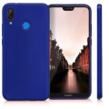 Huawei P20 Lite Kılıf İnce Soft Mat Renkli Esnek Silikon Kapak - Lacivert