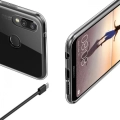 Huawei P20 Lite Kılıf Ultra İnce Kaliteli Esnek Silikon 0.2mm - Şeffaf