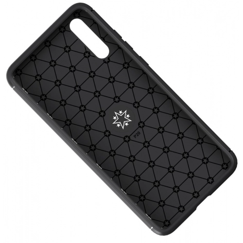 Huawei P20 Pro Kılıf Renkli Silikon Yüzüklü Standlı Auto Focus Ravel Kapak - Mavi