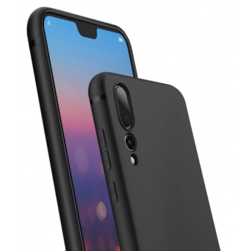 Huawei P20 Pro Kılıf İnce Soft Mat Renkli Esnek Silikon Kapak - Gold