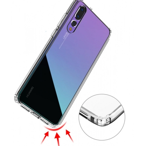 Huawei P20 Pro Kılıf Ultra İnce Kaliteli Esnek Silikon 0.2mm - Şeffaf