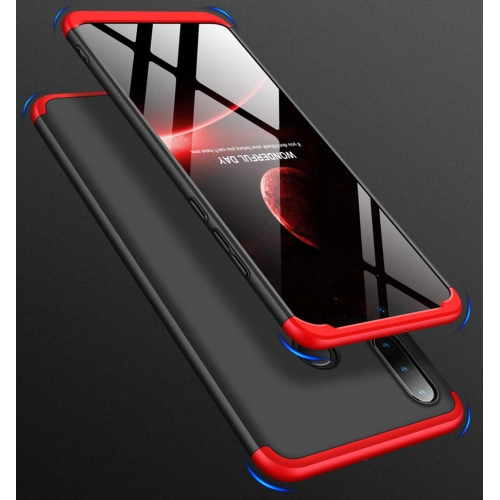 Huawei P30 Lite Kılıf 3 Parçalı 360 Tam Korumalı Rubber AYS Kapak  - Siyah