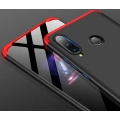 Huawei P30 Lite Kılıf 3 Parçalı 360 Tam Korumalı Rubber AYS Kapak  - Siyah