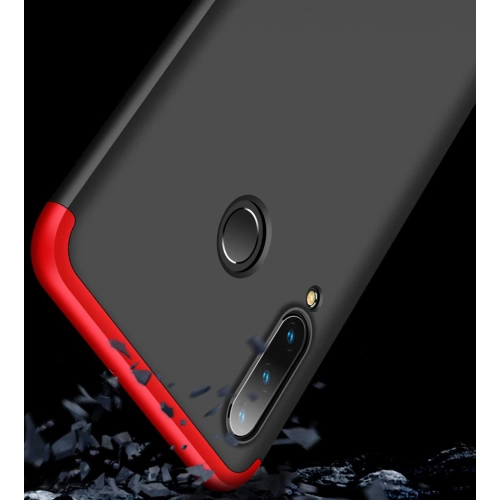 Huawei P30 Lite Kılıf 3 Parçalı 360 Tam Korumalı Rubber AYS Kapak - Siyah