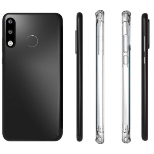 Huawei P30 Lite Kılıf Silikon Köşe Korumalı Airbag Darbe Emici Kapak - Şeffaf