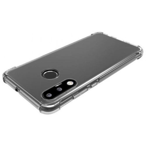 Huawei P30 Lite Kılıf Silikon Köşe Korumalı Airbag Darbe Emici Kapak - Şeffaf