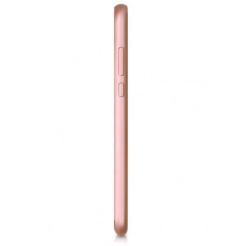 Huawei P30 Lite Kılıf İnce Soft Mat Renkli Esnek Silikon Kapak - Rose Gold
