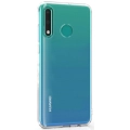 Huawei P30 Lite Kılıf Kamera Korumalı Esnek Silikon Kapak - Şeffaf