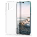 Huawei P30 Lite Kılıf Kamera Korumalı Esnek Silikon Kapak - Şeffaf