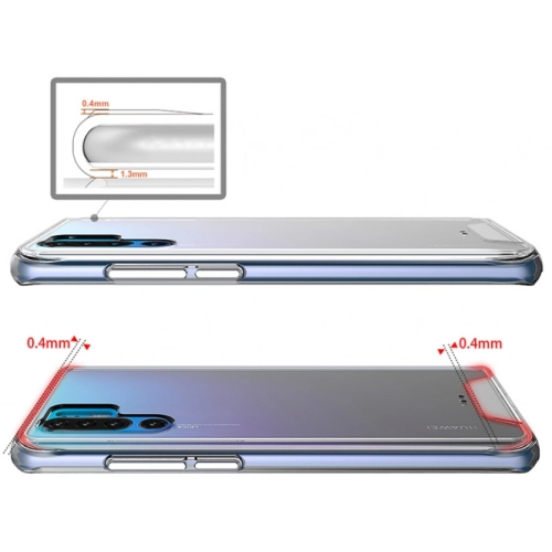 Huawei P30 Pro Kılıf Clear Guard Serisi Gard Kapak - Şeffaf