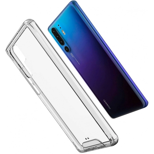 Huawei P30 Pro Kılıf Clear Guard Serisi Gard Kapak - Şeffaf