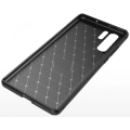 Huawei P30 Kılıf Silikon Parmak İzi Bırakmayan Karbon Soft Negro Kapak - Siyah