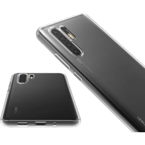 Huawei P30 Pro Kılıf Kamera Korumalı Esnek Silikon Kapak - Şeffaf