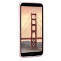 Huawei Y6 2018 Kılıf İnce Soft Mat Renkli Esnek Silikon Kapak - Rose Gold