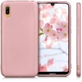 Huawei Y6 2019 Kılıf İnce Soft Mat Renkli Esnek Silikon Kapak - Rose Gold