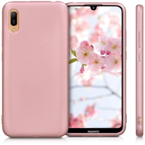 Huawei Y6s Kılıf İnce Soft Mat Renkli Esnek Silikon Kapak - Lacivert