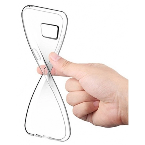 Huawei Y7 2019 Kılıf Kamera Korumalı Esnek Silikon Kapak - Şeffaf