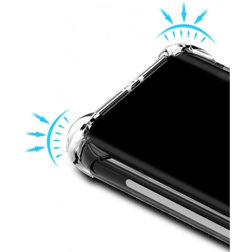 Huawei Y9 Prime 2019 Kılıf Silikon Köşe Korumalı Airbag Darbe Emici Kapak - Şeffaf