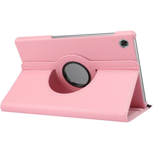 Lenovo Tab M10 Plus TB-125F - TB-128F 3. Jenerasyon Tablet Kılıfı 360 Derece Dönebilen Standlı Kapak - Açık Pembe