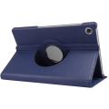 Lenovo Tab M10 Plus TB-125F - TB-128F 3. Jenerasyon Tablet Kılıfı 360 Derece Dönebilen Standlı Kapak - Lacivert