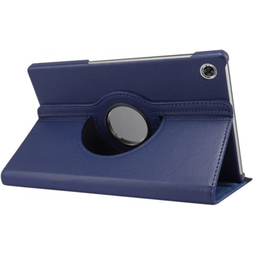 Lenovo Tab M10 Plus TB-125F - TB-128F 3. Jenerasyon Tablet Kılıfı 360 Derece Dönebilen Standlı Kapak - Lacivert