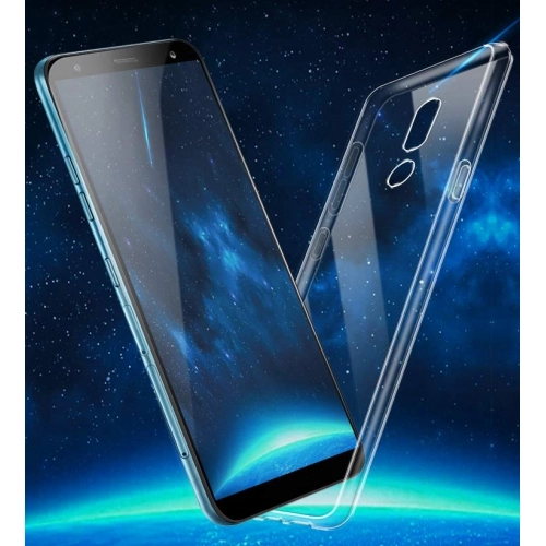 LG K40 Kılıf Kamera Korumalı Esnek Silikon Kapak - Şeffaf