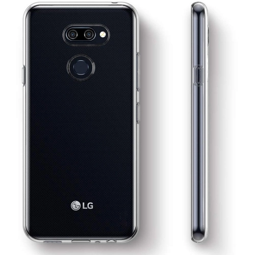 LG K40s Kılıf Kamera Korumalı Esnek Silikon Kapak - Şeffaf