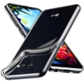 LG K40s Kılıf Kamera Korumalı Esnek Silikon Kapak - Şeffaf