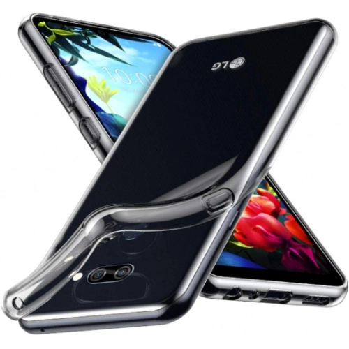 LG K40s Kılıf Kamera Korumalı Esnek Silikon Kapak - Şeffaf