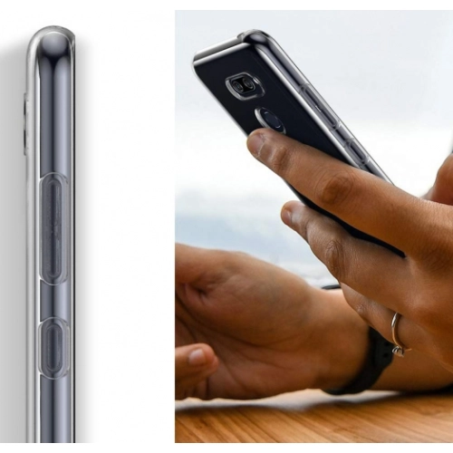 LG K40s Kılıf Kamera Korumalı Esnek Silikon Kapak - Şeffaf