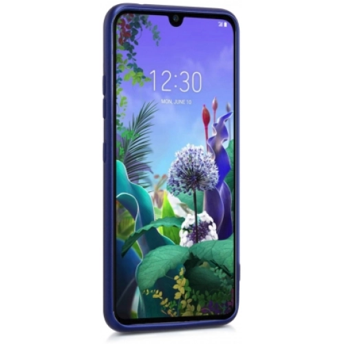 LG K50s Kılıf İnce Soft Mat Renkli Esnek Silikon Kapak - Kırmızı