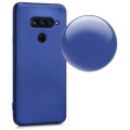 LG K50s Kılıf İnce Soft Mat Renkli Esnek Silikon Kapak - Lacivert