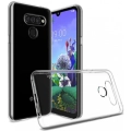 LG K50s Kılıf Kamera Korumalı Esnek Silikon Kapak - Şeffaf