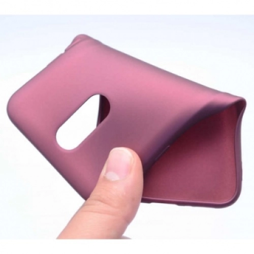 LG Q Stylus Kılıf İnce Soft Mat Renkli Esnek Silikon Kapak - Siyah