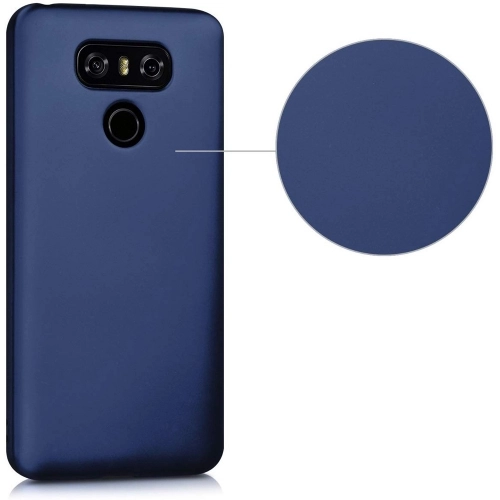 LG Q6 Kılıf İnce Soft Mat Renkli Esnek Silikon Kapak - Turuncu