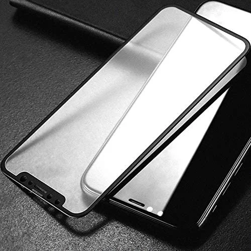 LG Q60 5D Tam Kapatan Kenarları Kırılmaya Dayanıklı Cam Ekran Koruyucu - Siyah