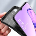 Oppo A31 Kılıf Silikon Parmak İzi Bırakmayan Karbon Soft Negro Kapak - Siyah