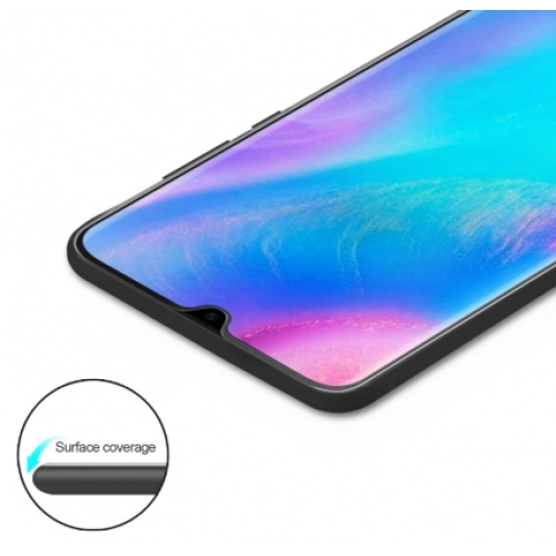 Oppo A5 2020 Kırılmaz Cam Tam Kapatan Kenarları Kırılmaya Dayanıklı Cam Ekran Koruyucu - Siyah