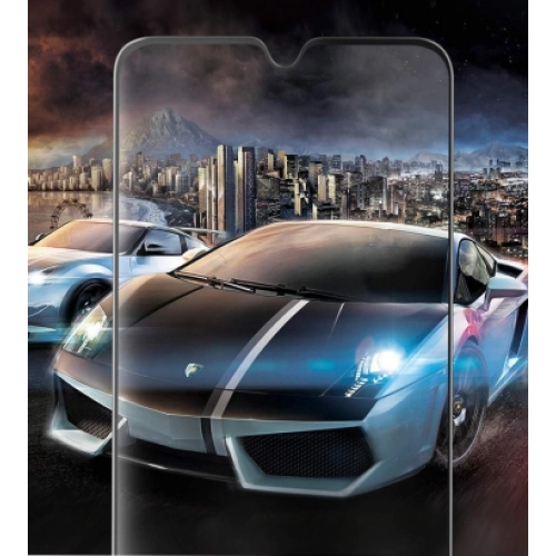 Oppo A5 2020 Kırılmaz Cam Tam Kapatan Kenarları Kırılmaya Dayanıklı Cam Ekran Koruyucu - Siyah