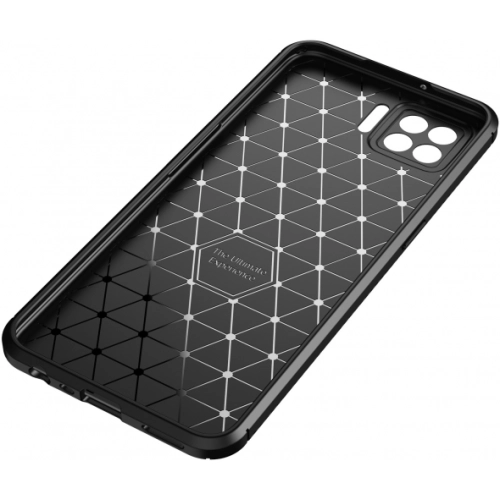 Oppo A73 Kılıf Silikon Parmak İzi Bırakmayan Karbon Soft Negro Kapak - Siyah