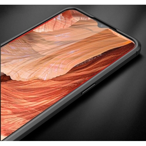 Oppo A73 Kılıf Deri Görünümlü Lüks Parmak İzi Bırakmaz Niss Silikon Kapak - Siyah