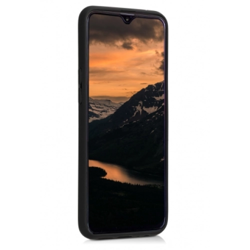 Oppo AX7 Kılıf İnce Soft Mat Renkli Esnek Silikon Kapak - Lacivert