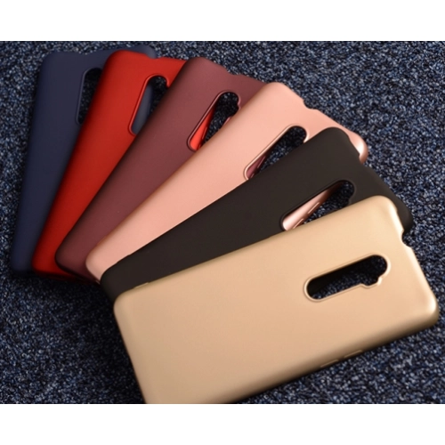 Oppo Reno 10x Zoom Kılıf İnce Soft Mat Renkli Esnek Silikon Kapak - Gold