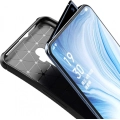 Oppo Reno 10x Zoom Kılıf Silikon Parmak İzi Bırakmayan Karbon Soft Negro Kapak - Siyah