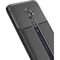 Oppo Reno 2 Kılıf Silikon Parmak İzi Bırakmayan Karbon Soft Negro Kapak - Lacivert