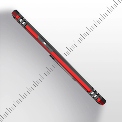 Oppo Reno 4 Lite Kılıf Silikon Zırhlı Standlı Yüzüklü Mıknatıslı Tank Kapak - Rose Gold